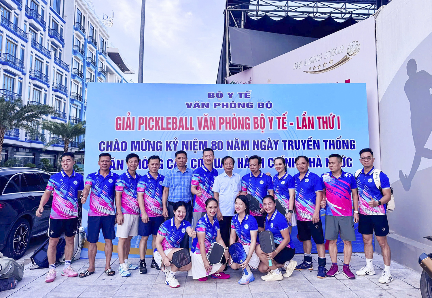 Đoàn thể thao CBVC Nhà trường tham dự Hội thao
