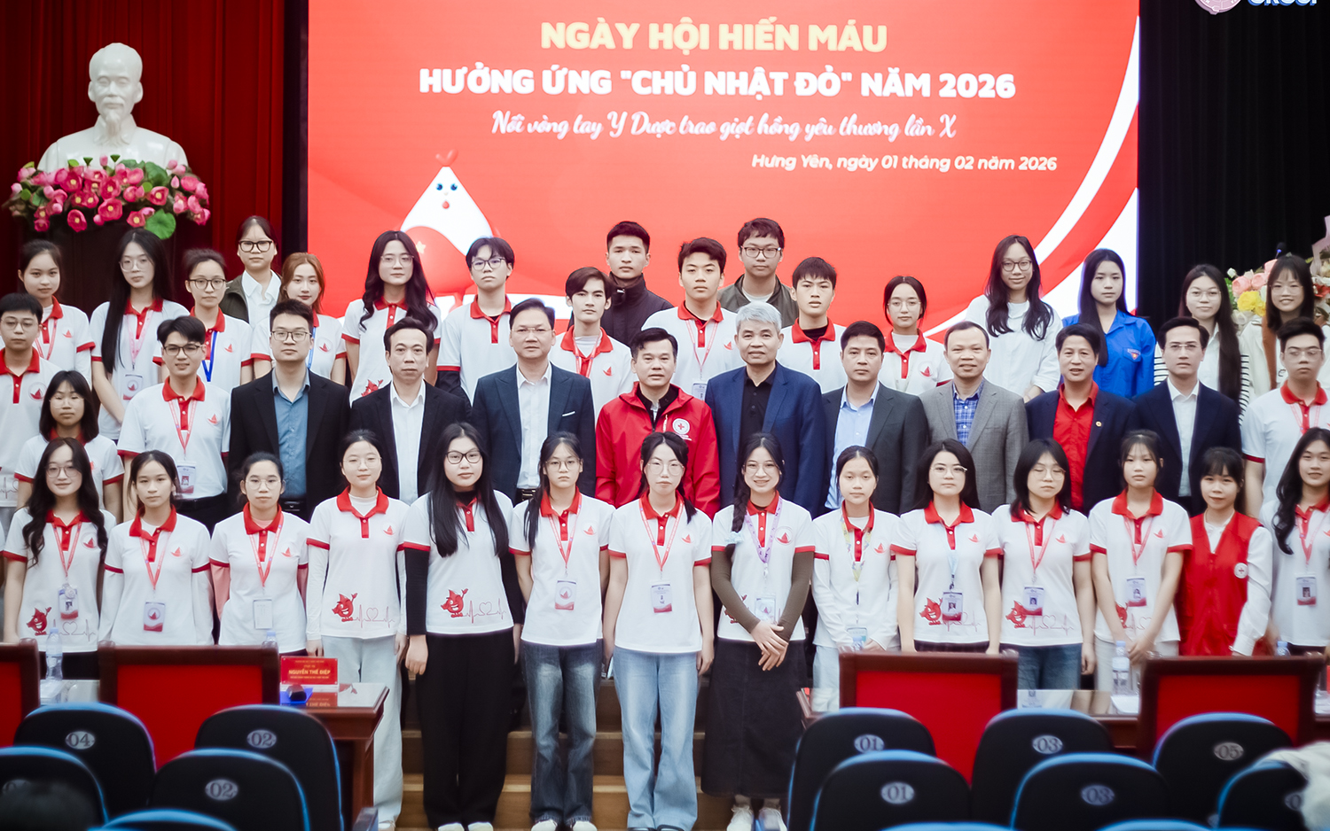 Ngày hội hiến máu tình nguyện “Chủ nhật Đỏ” lần thứ X năm 2026