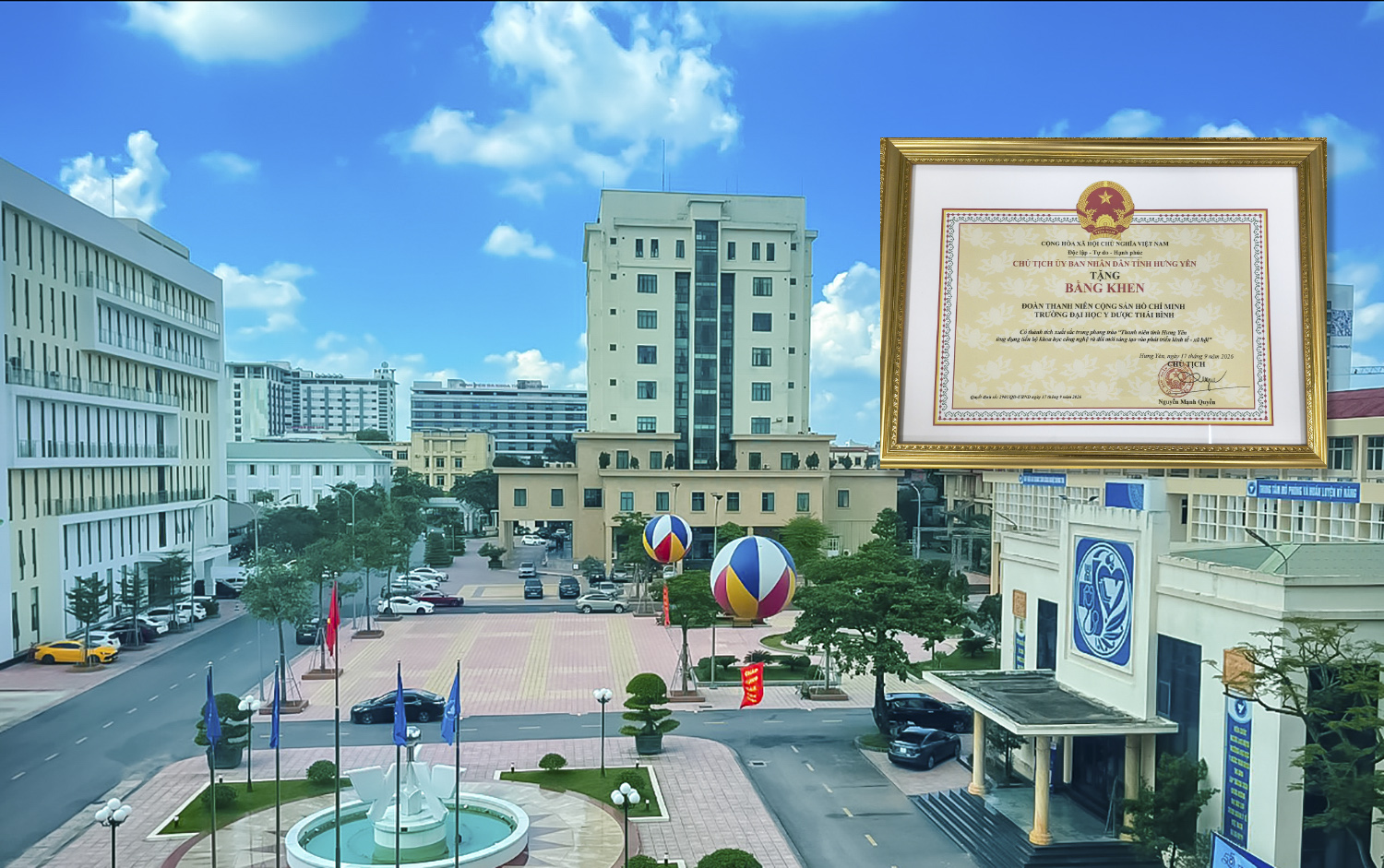 Đoàn TNCS Hồ Chí Minh Trường vinh dự nhận Bằng khen của Chủ tịch UBND tỉnh