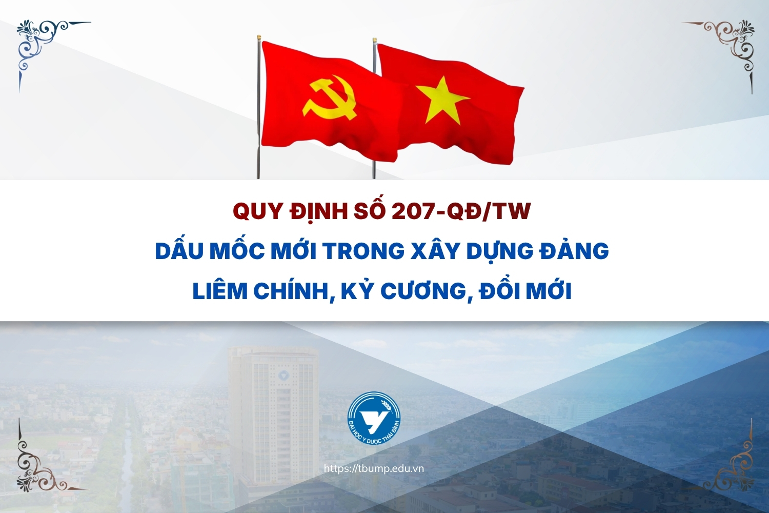Quy định số 207-QĐ/TW – Dấu mốc mới trong xây dựng Đảng liêm chính, kỷ cương, đổi mới
